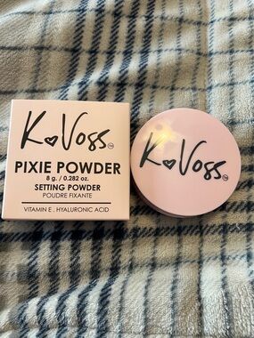 New! KVD/KaVoss Pixie Setting Powder - Pale Pink Compact